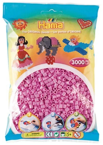 HAMA Midi Helmet 3000 kpl Pastellinvaaleanpunainen